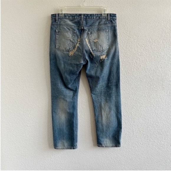 Acne Studios Pop Trash Distressed Straight Jeans - Picture 5 of 10